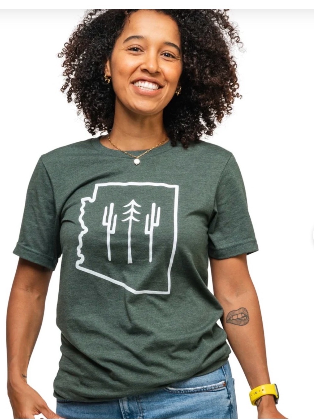 AZ Wilderness Tee - Forest Green